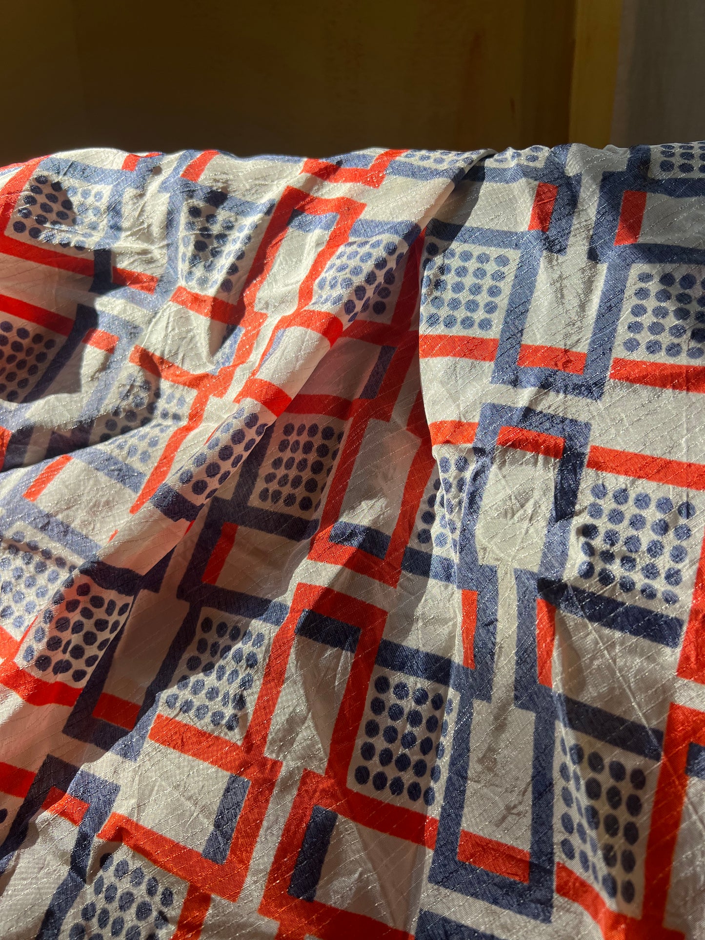 Vintage retro print fabric (1 yard available)