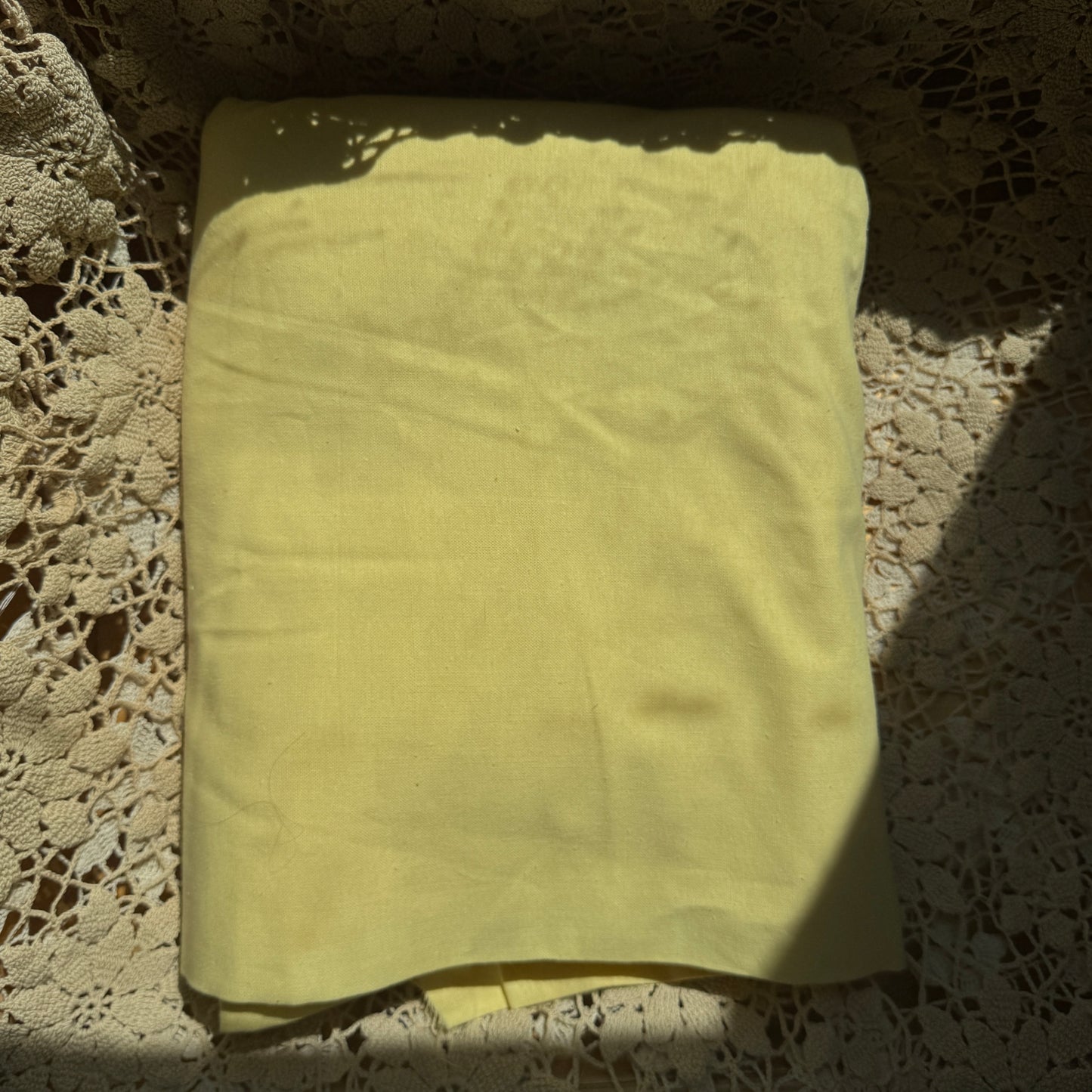 Butter Yellow Lightweight Brushed Cotton (sold by yard; 6 avail)