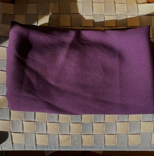 plum purple crepe fabric(sold by the yard; 2.5 yards)
