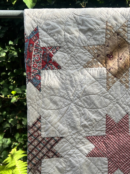 Vintage Handmade Star Quilt