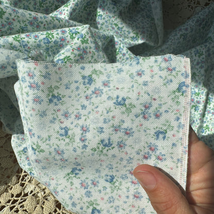 Vintage Ditsy Floral single napped Flannel(sold by yard; 3 avail)