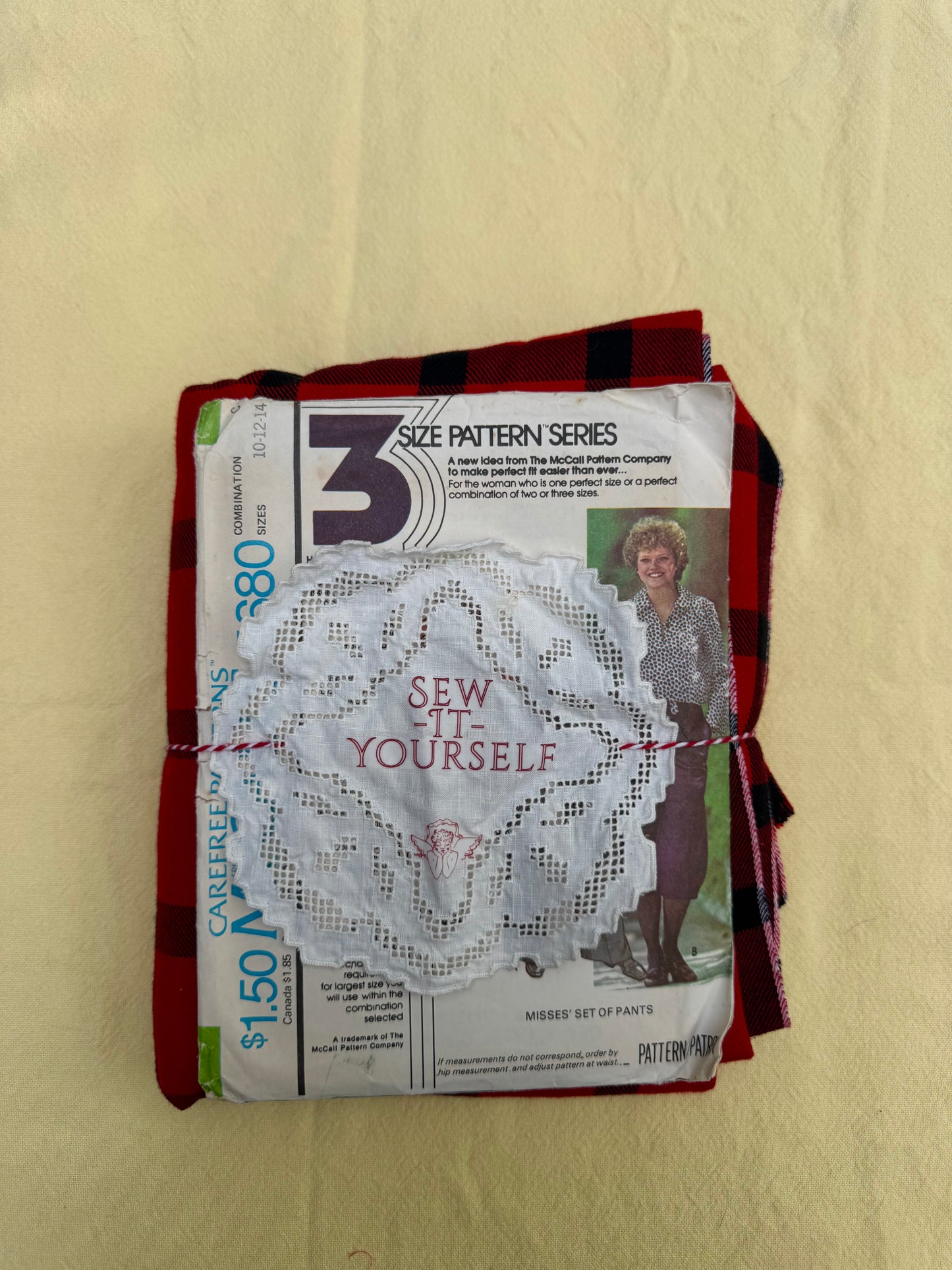 Judith’s Vintage Sewing Kit; Trousers