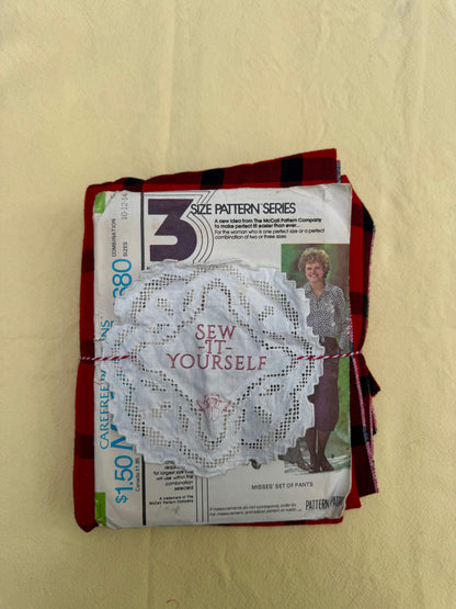 Judith’s Vintage Sewing Kit; Trousers