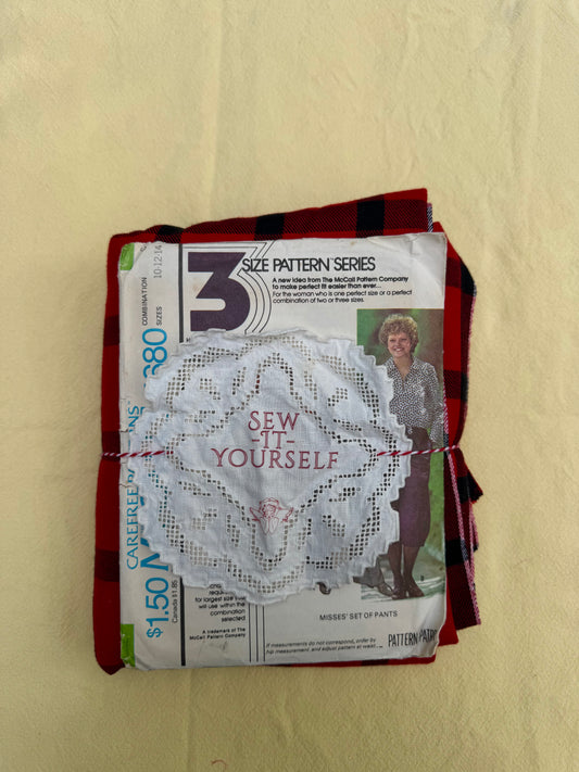 Judith’s Vintage Sewing Kit; Trousers