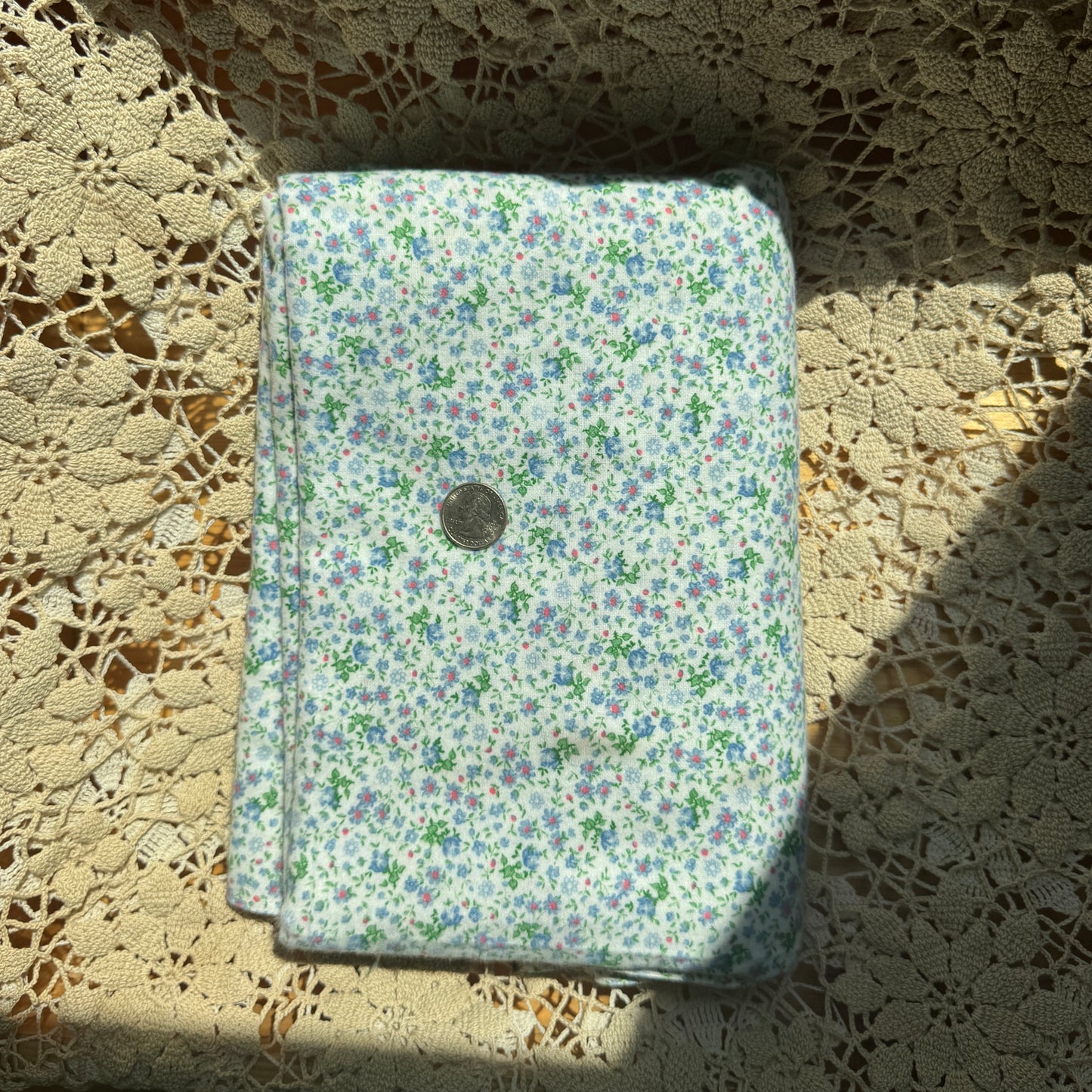 Vintage Ditsy Floral single napped Flannel(sold by yard; 3 avail)