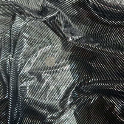 Black and Silver Disco Ball Fabric(sold all together; 1 5/8 yards)