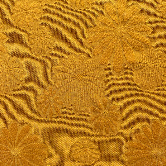 mustard daisy tablecloth