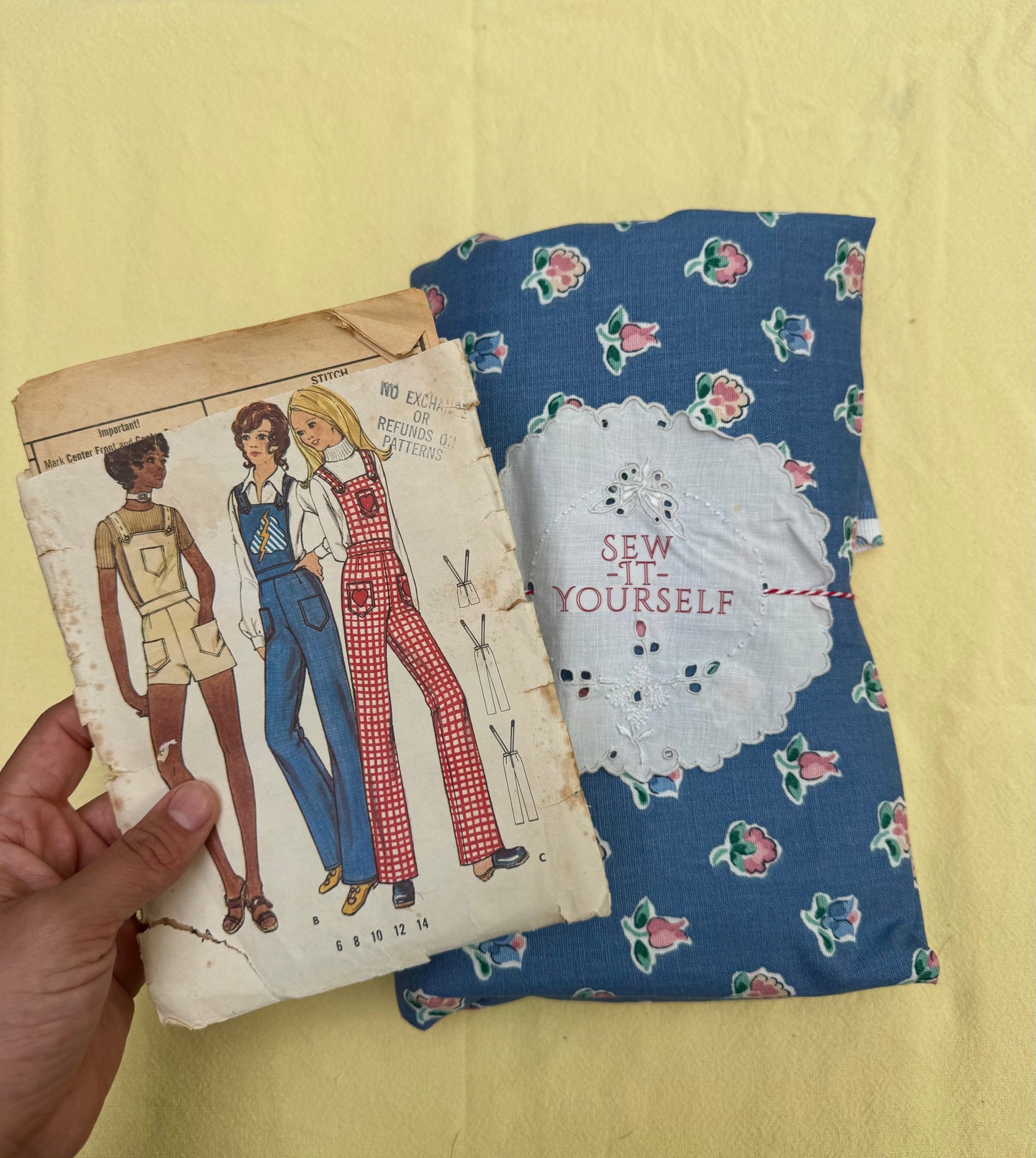 Judith’s Vintage Sewing Kit; Overalls