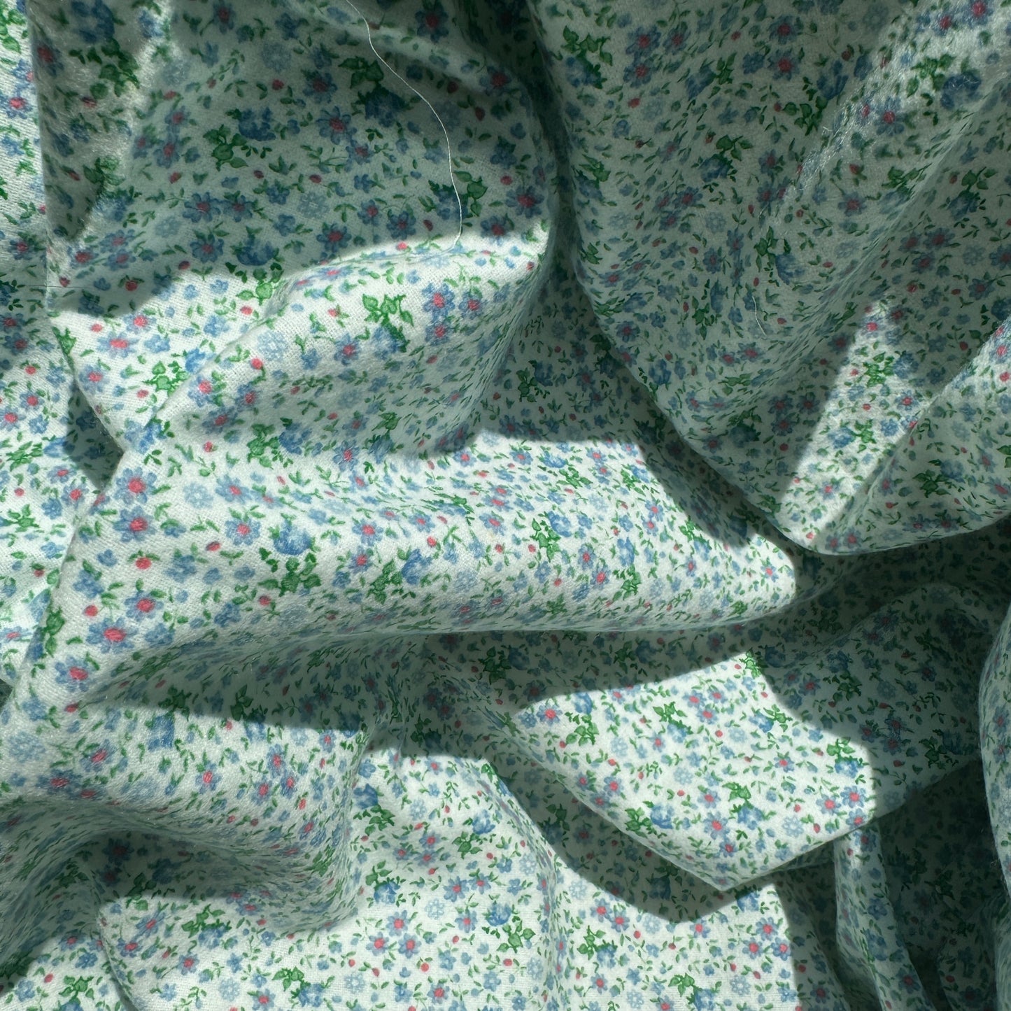 Vintage Ditsy Floral single napped Flannel(sold by yard; 3 avail)