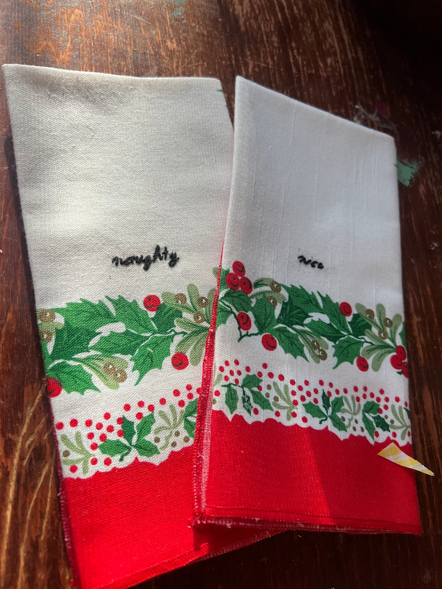 naughty or nice napkins