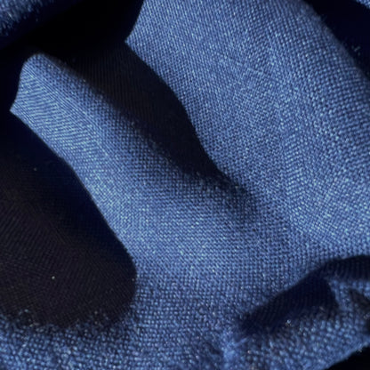 navy blue med weight fabric (sold by the yard; 2 yards)