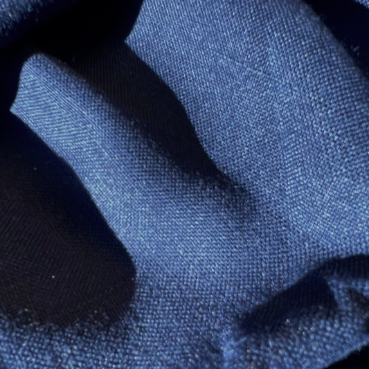 navy blue med weight fabric (sold by the yard; 2 yards)