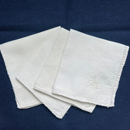 Linen square napkins (set of 4)