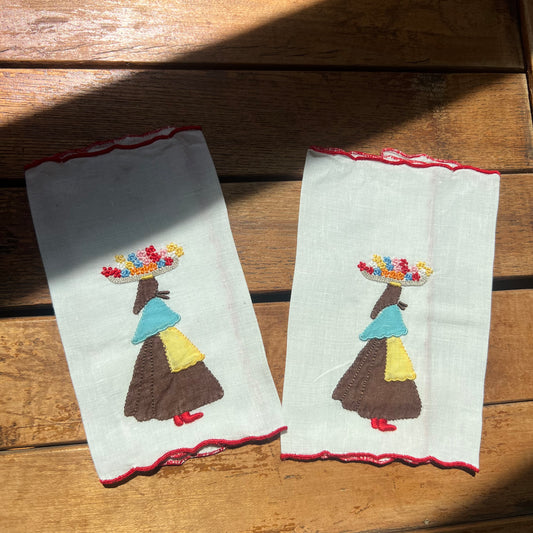 flower delivery! hankies (set of 2)