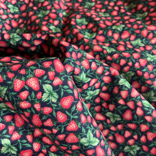 strawberry fields fabric(sold all together; 1.5 yard)