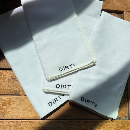 Made By Judith's; Dirty Napkins (set of 4)