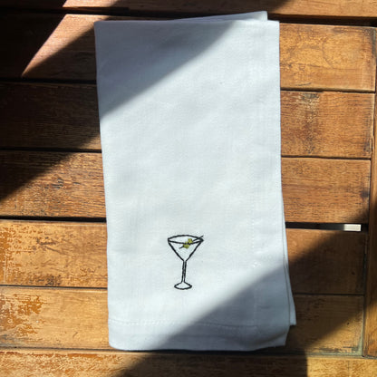 Made By Judith's; Dirty Martini napkin set (6)