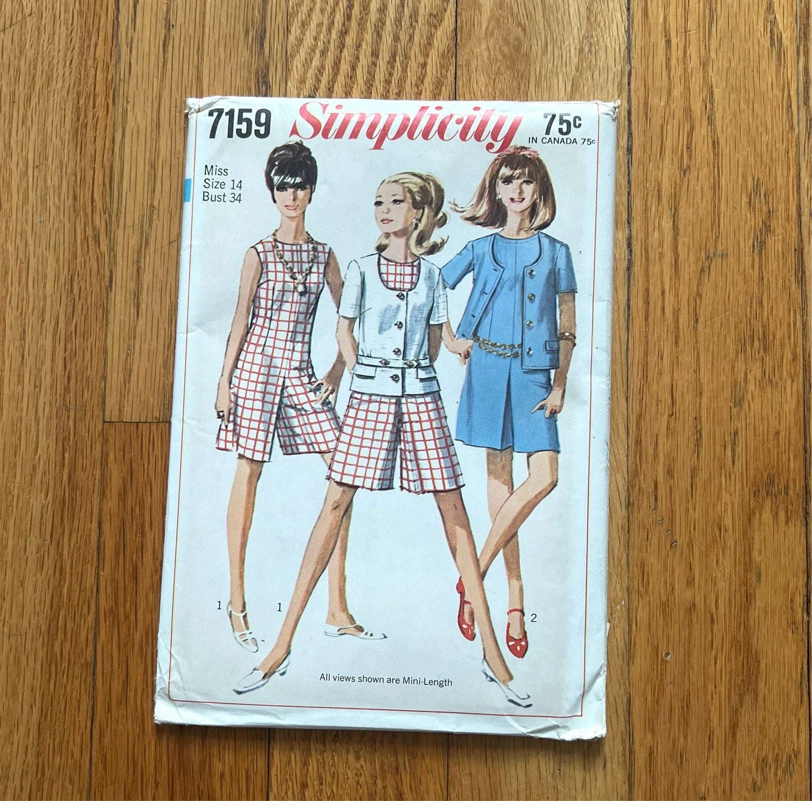 simplicity 7159 romper set pattern