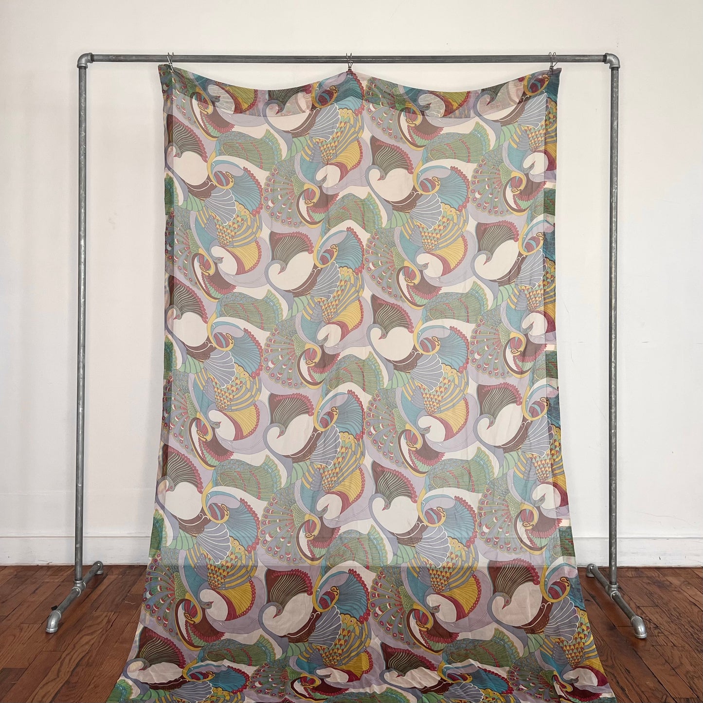 peacock daydream curtain