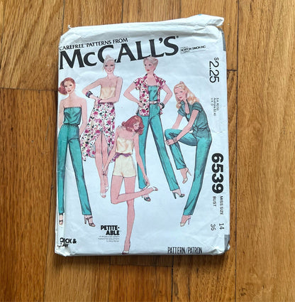 mccalls 6539 jumpsuit pattern