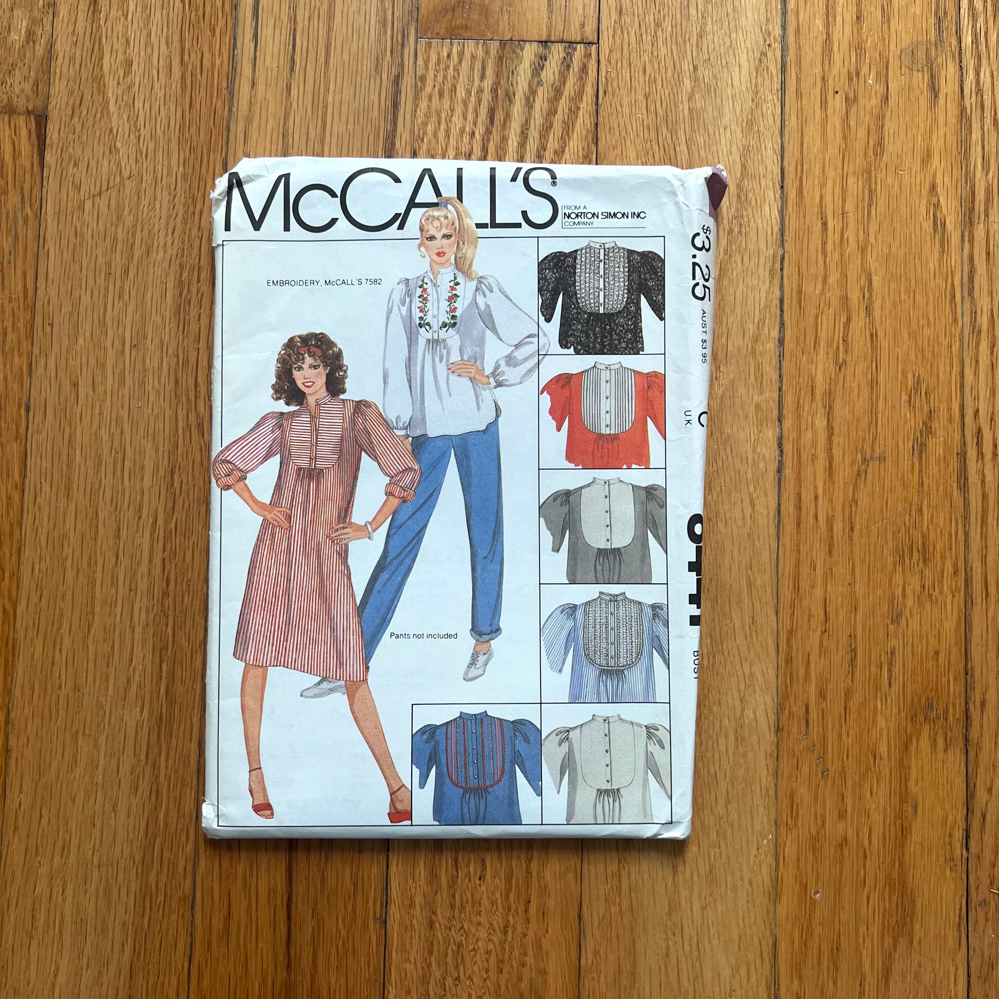 mccall's bib top & dress pattern